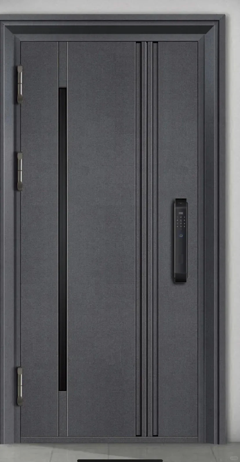 Универсальная защитная стальная дверь, успокаивающий барьер между домом и деловым пространством