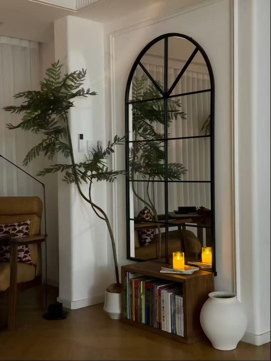 Французская перегородка из стекла в стиле ретро