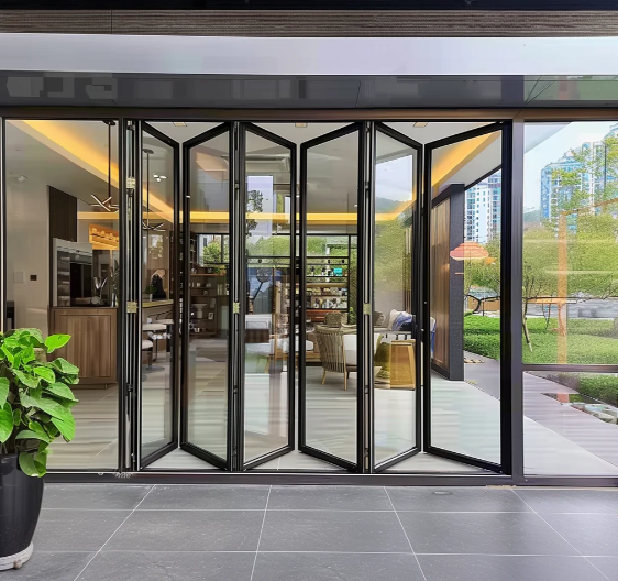 68 тяжелый складной дверной продукт представляет: ценит добросовестность и надежность, видно стиль в процессе открытия и закрытия.