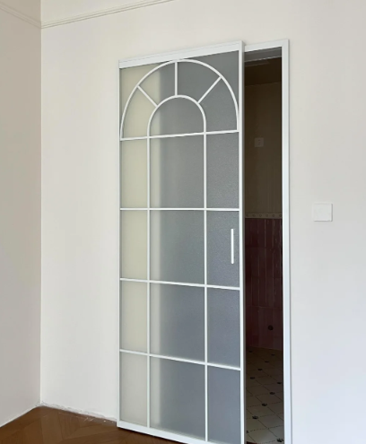 Встреча французского ретро-стиля и современного технологического мастерства — новый стиль дверей из титано-магниевого сплава с стеклом