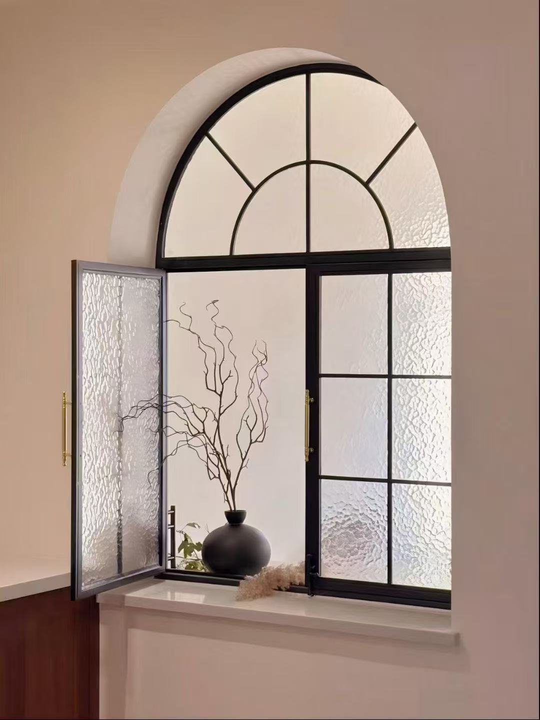 Французская перегородка из стекла в стиле ретро